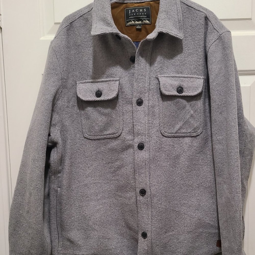 Jachs New York Fully Lined Wool Blend Button Up Lightweight Multi-Pocket Jacket - Picture 12 of 12
